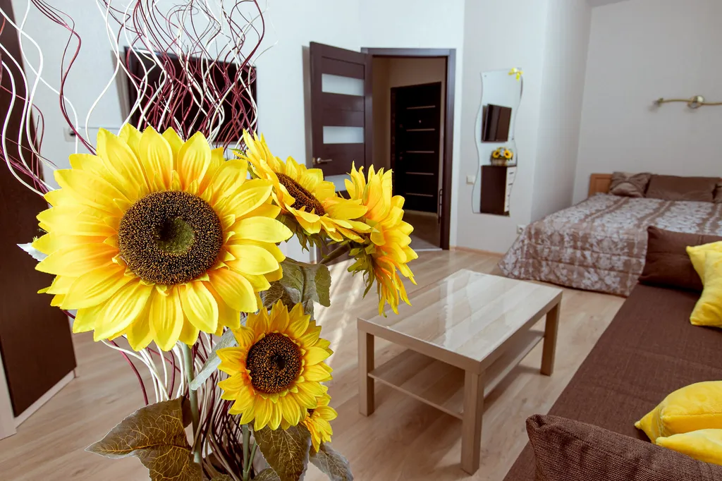 Подсолнечная квартира для душевного отдыха