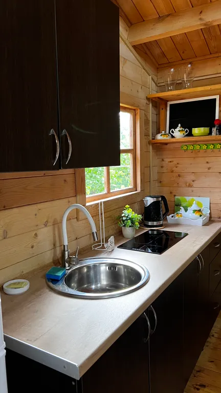 Уютный эко-коттедж под ключ Домик в деревне