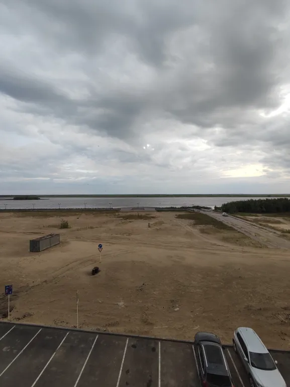 Уютная студия с видом на набережную