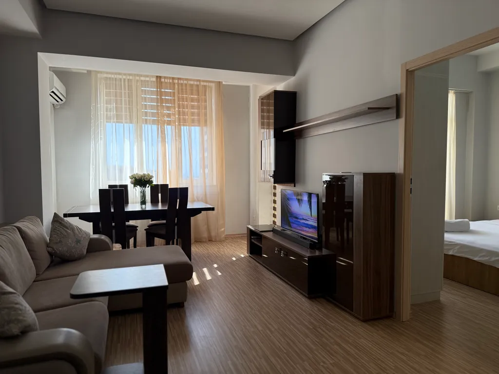 Семейные апартаменты с 2 спальнями и балконом