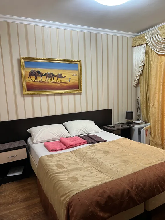 Двухместный номер с балконом , с видом на море и горы