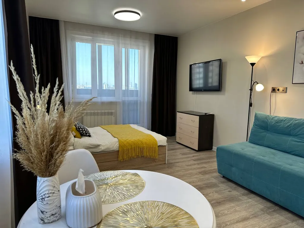 Уютная студия с прекрасным видом на центр города Улан-Удэ