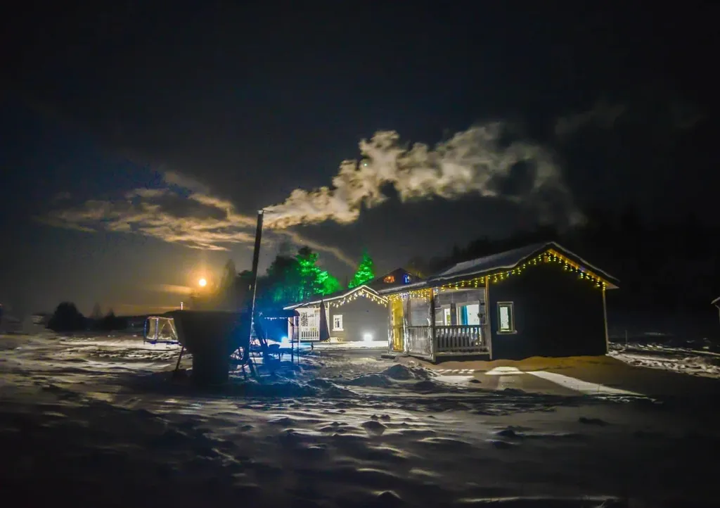 Современный дом с банным чаном "Lavanda House"  в Карелии