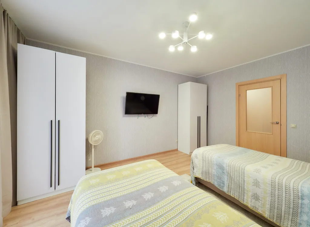 Просторная 2-комн квартира с лоджией и холлом на курорте в Завидово