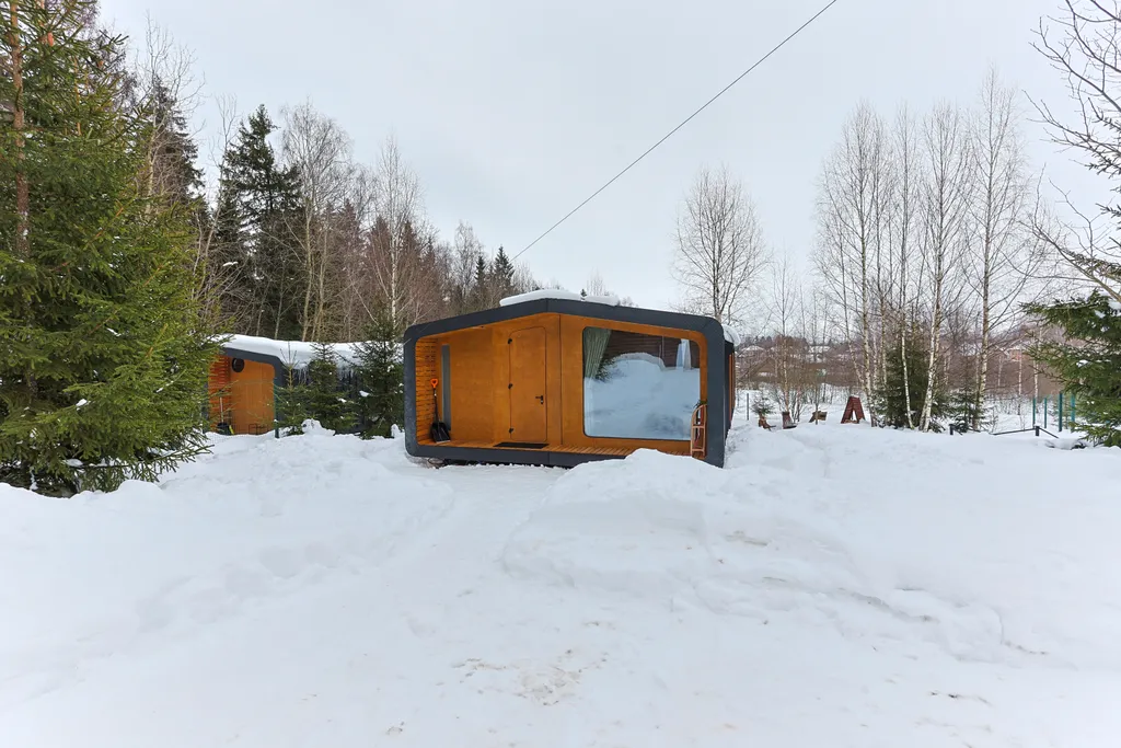 Коттедж Дизайнерский коттедж Бари с уличной купелью Фурако возле леса — Истра