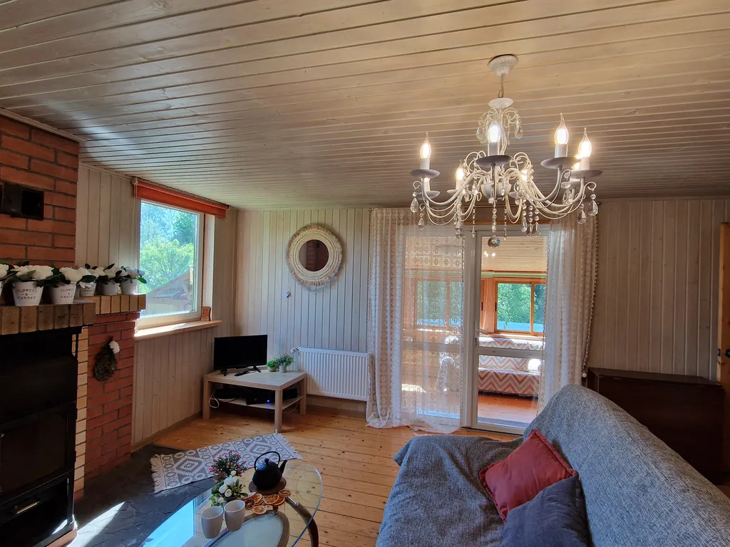 Уютный дом с бассейном, с баней, беседка, камин, барбекю