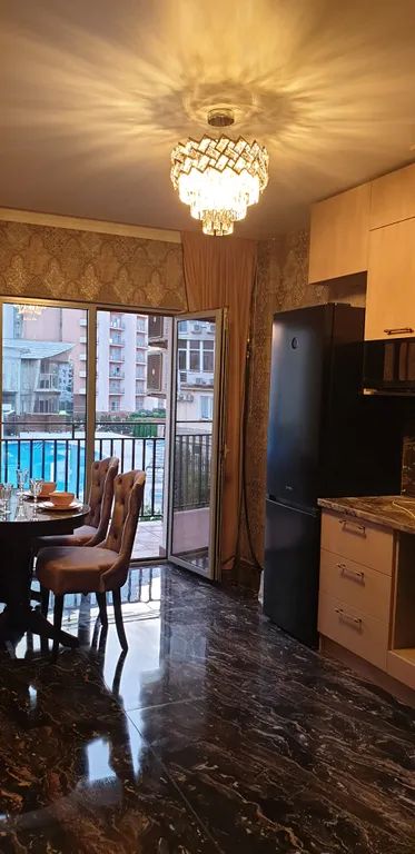 Квартира Стильная квартира с шикарным балконом и видом на бассейн — Геленджик