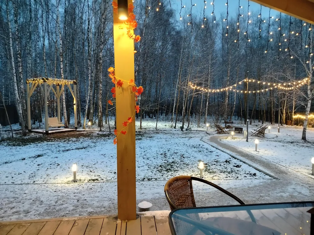 Дом у леса с камином