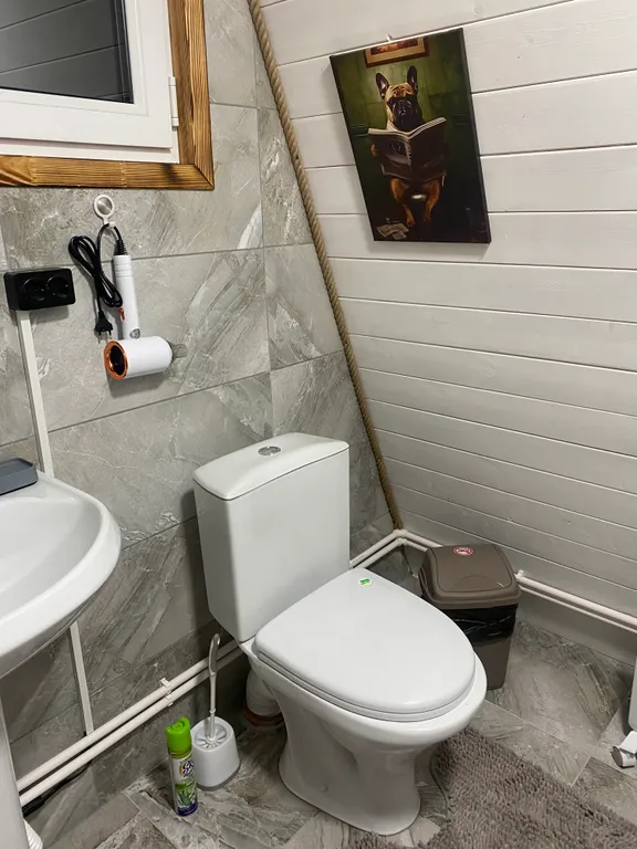 Афрейм на опушке леса с бассейном