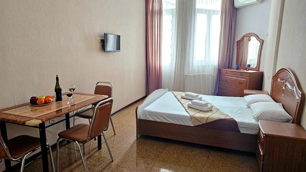 376 Студия с видом на море, красочными восходами и закатами