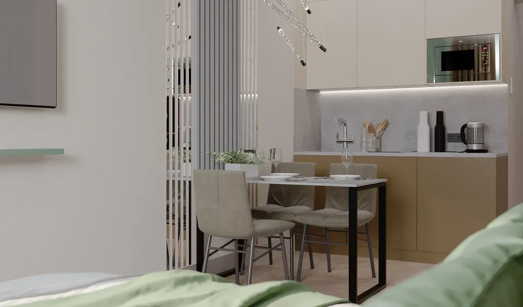 Дизайнерская студия Ls-art-olive с видом на море с 13 этажа