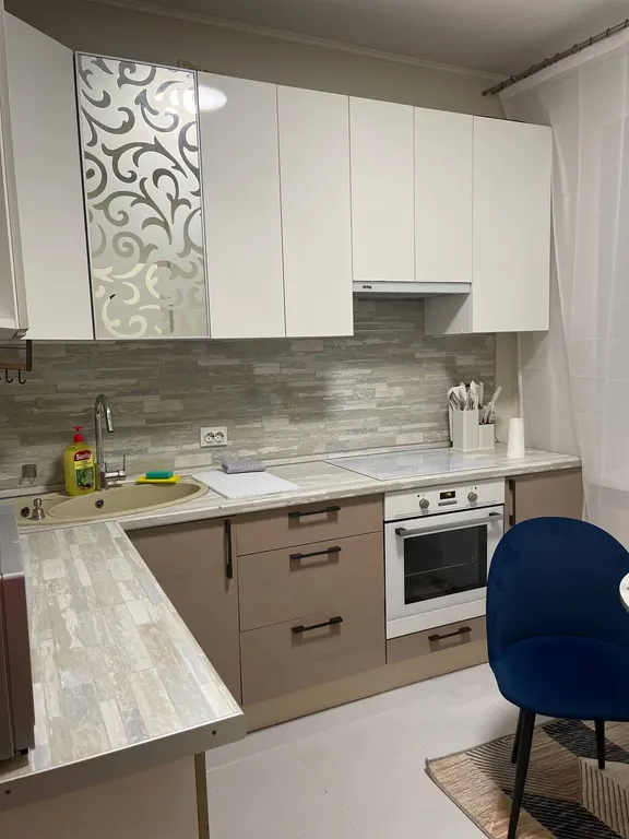 Комфортабельная квартира с двуспальной кроватью в Люберцах