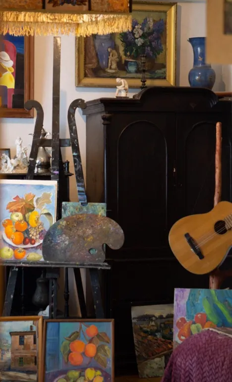 Уютная комната в доме расположенном в старой части города