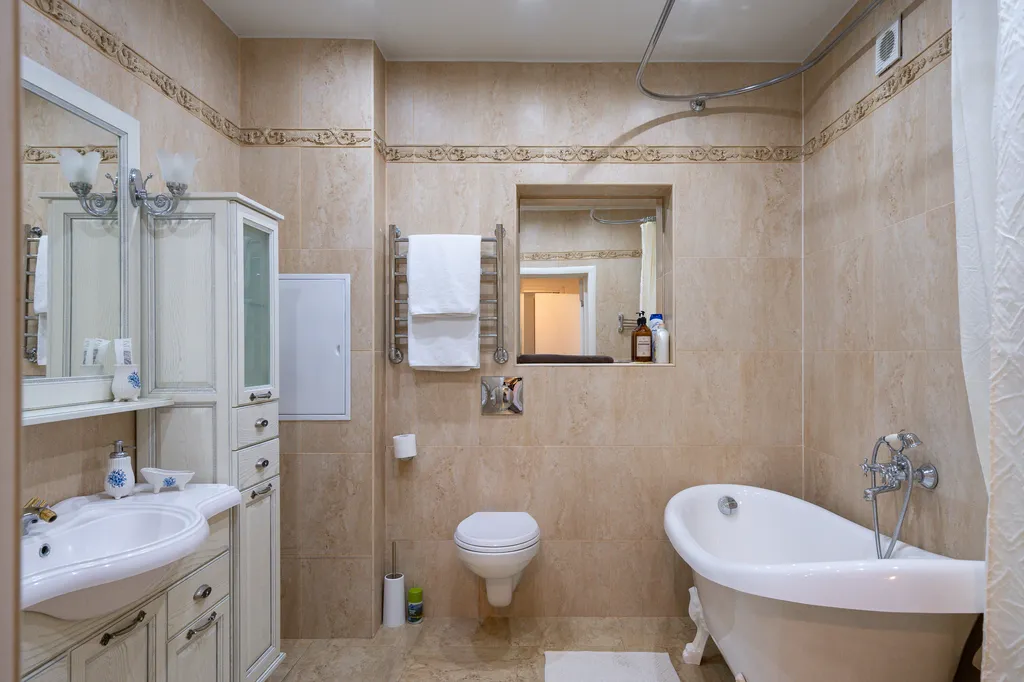 Однокомнатная квартира с камином