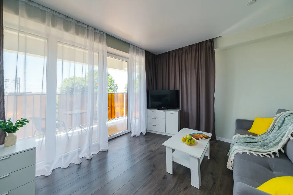 Просторная квартира на берегу моря