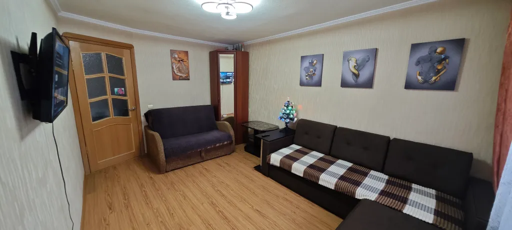 Теплая квартира с изолированными комнатами