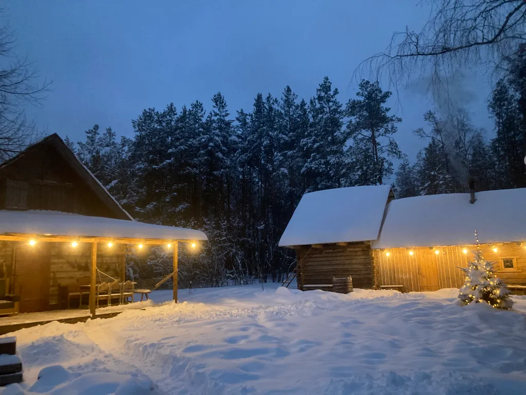 Уютный лесной домик со всеми удобствами