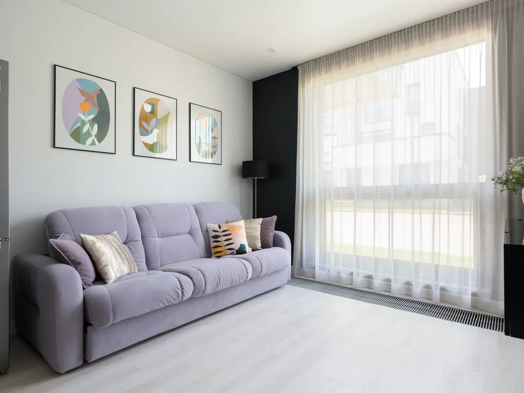 Апартаменты Иvolga с кухней-гостиной, спальней и выходом на отдых