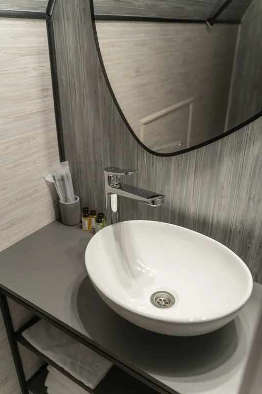 Домик А-фрейм с купелью