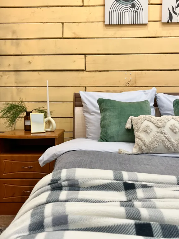 Уютный домик с баней 100'