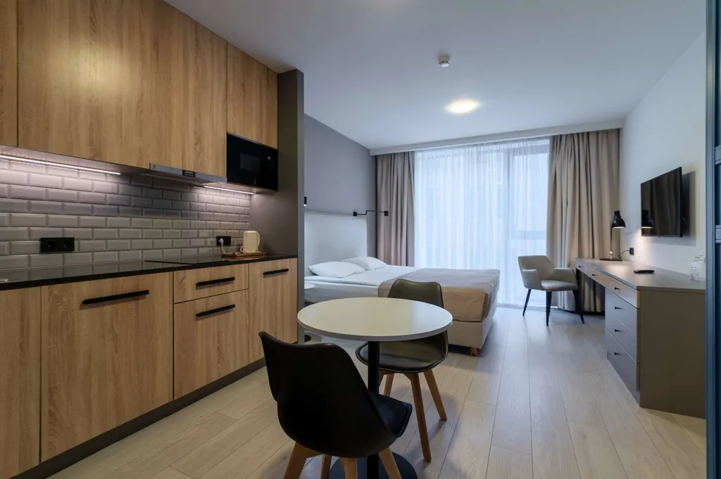 Современная студия в апарт-отеле Yard residence