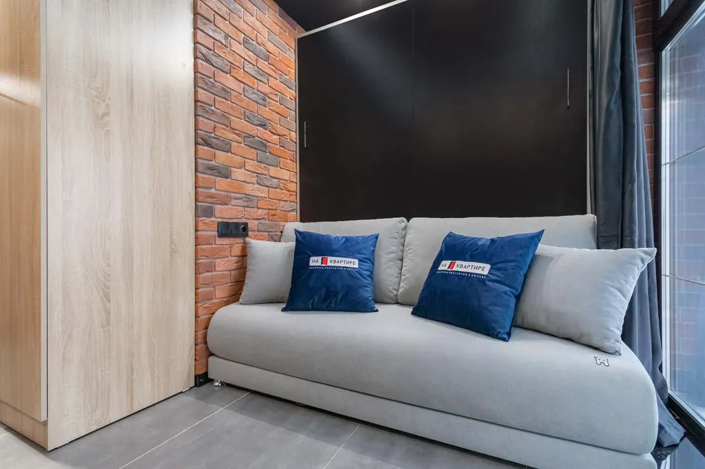 Квартира Квартира в стиле лофт с большой лоджией у метро Орехово — Москва