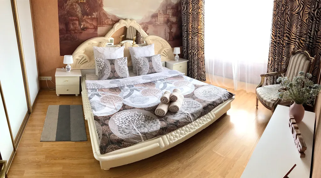 Квартира Квартира Уютная двушка с видом на Московские небоскрёбы — Москва