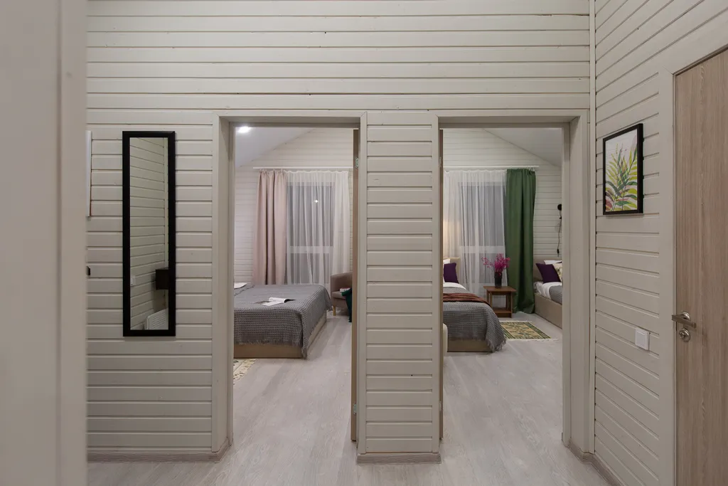 Изумрудный - дом с игровой зоной и костровой чашей