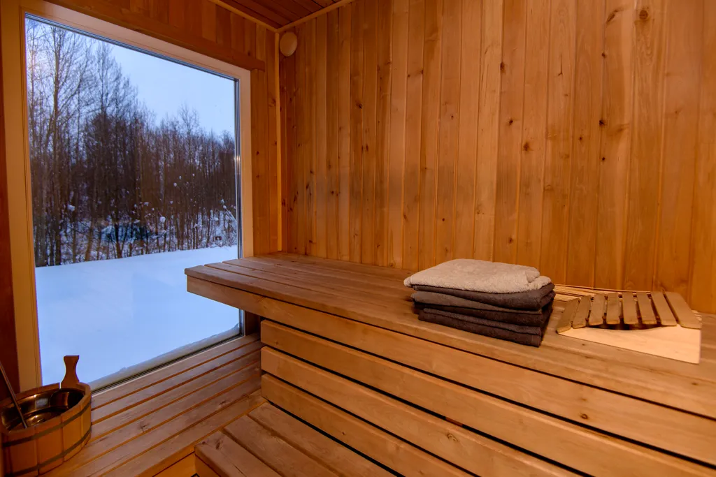 Уютный дом с сауной и чаном на берегу реки