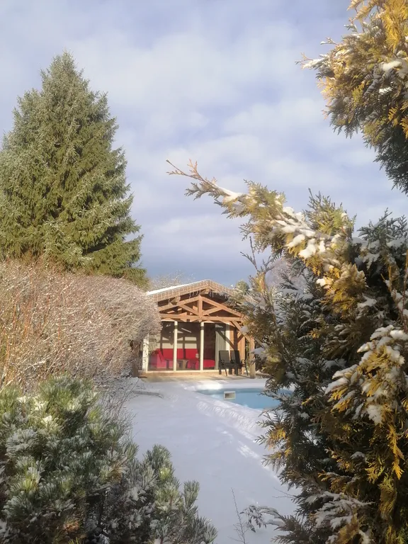 Домик в деревне с бассейном