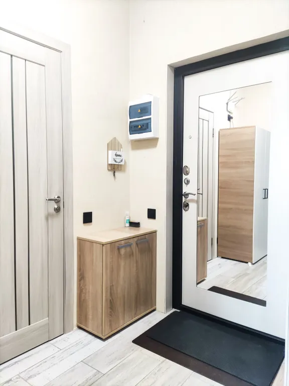 Квартира с просторной кухней-гостиной и видом на лес