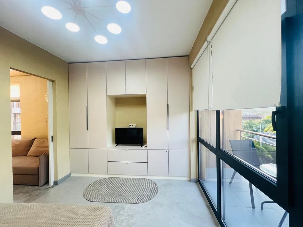 Стильная однокомнатная квартира с балконом