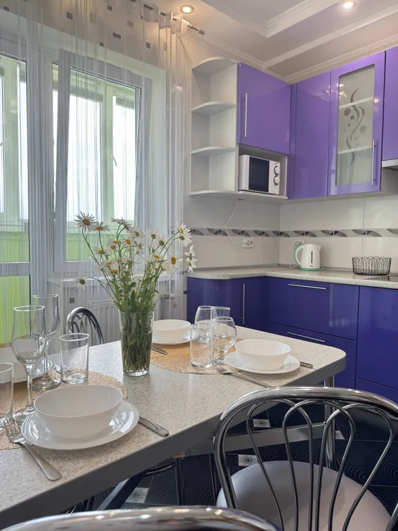 Апартаменты на 10 этаже с хорошим видом из окна