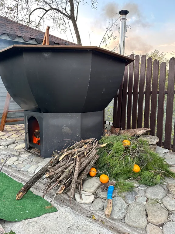 Загородный дом с бассейном и сауной