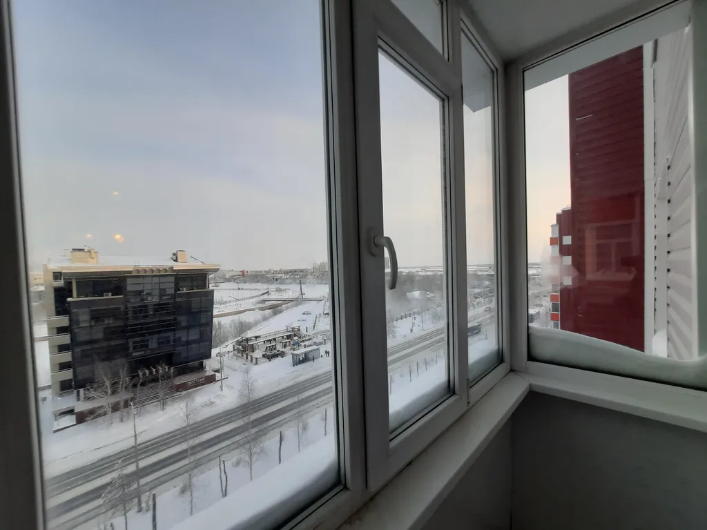 Большая квартира c красивым видом на город