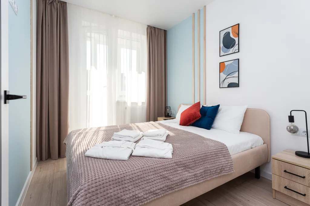 Квартира Стильные апартаменты в 100 метрах от моря с панорамной лоджией — Пионерский