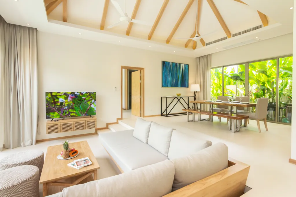 Светлая вилла с 3 спальнями и бассейном Бангтао, Лаян, Лагуна