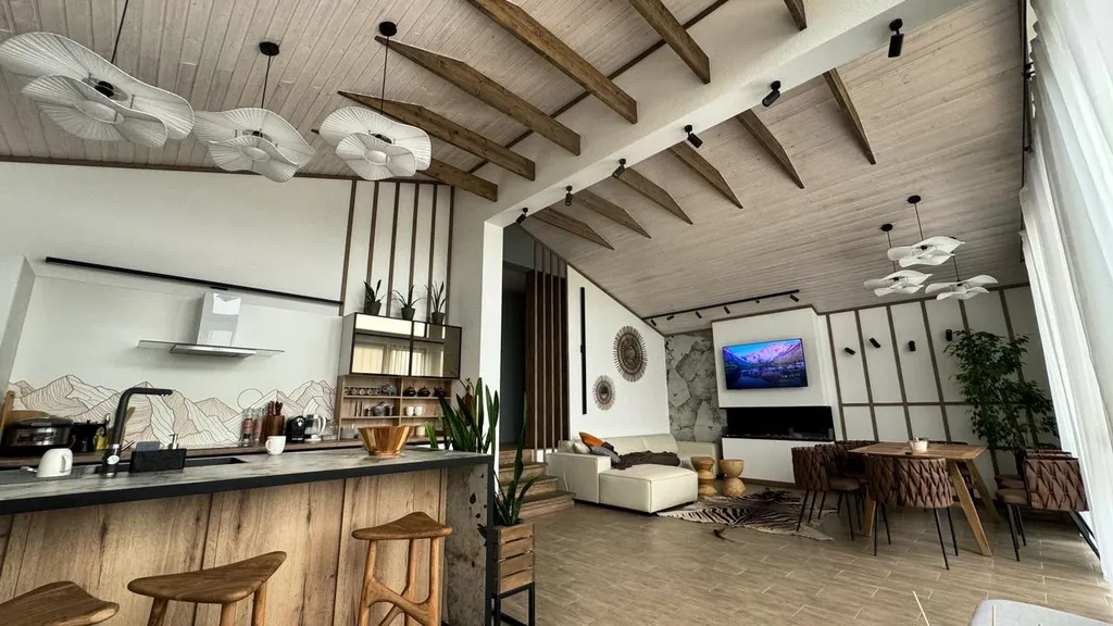 Новый коттедж с горячим бассейном