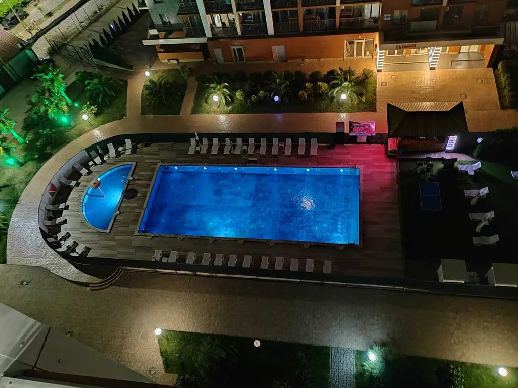 Уютная квартира-студия на самом берегу Черного моря в элитном ЖК