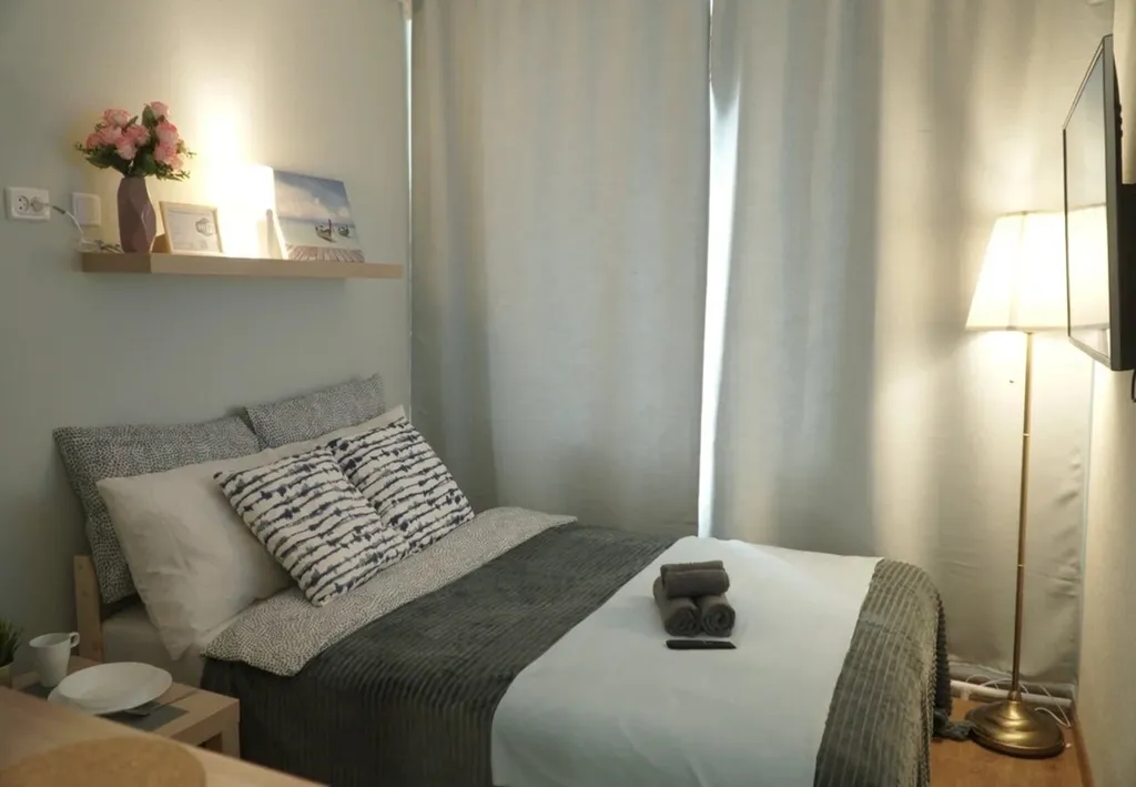 Двухместная студия с удобной кроватью для комфортного проживания