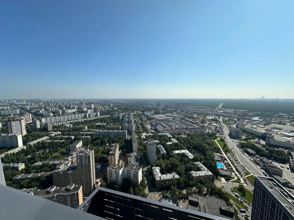 Квартира Квартира с панорамным видов 52 этаж в Afi Tower — Москва