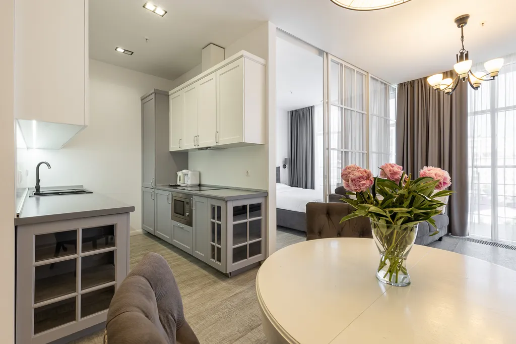 Апартаменты Барселона-Парк с видом на город с балконом