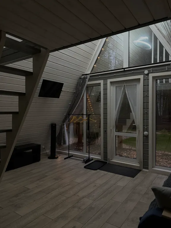 Дом А-фрейм на Рыбинском море