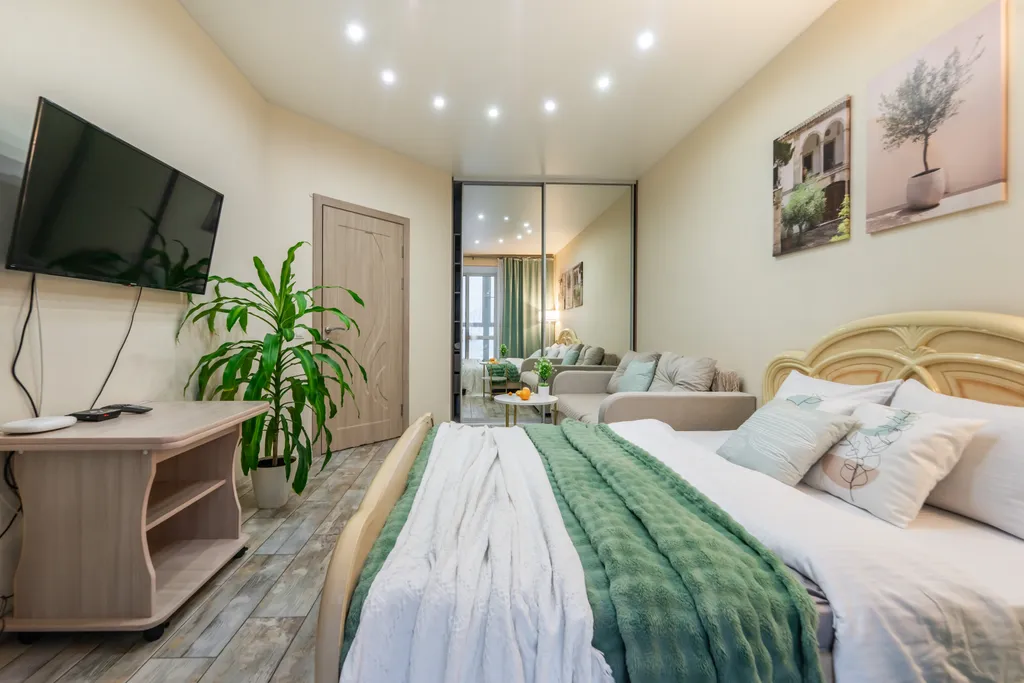 Квартира Панорамные окна в пол с потрясающим видом на закат — аренда посуточно в Липецк