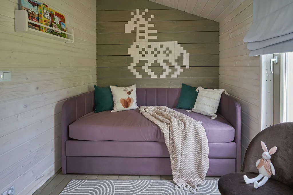 Коттедж Дом с панорамными окнами и печью для семейного отдыха, отдыха с детьми — Семеновское