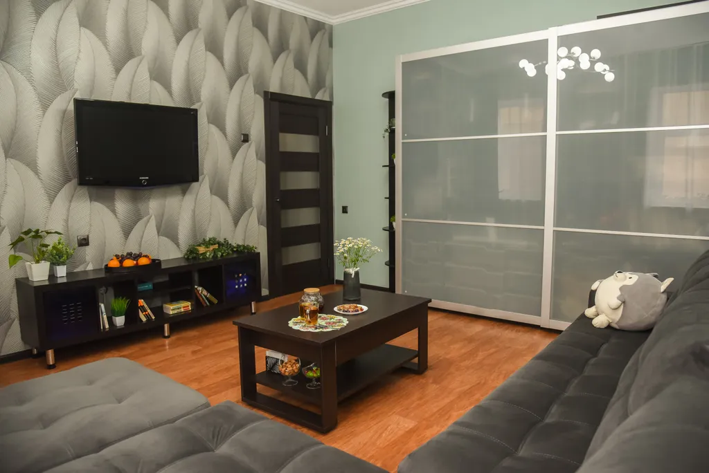 Квартира Просторная двухкомнатная квартира в доме Гумилёва — Кронштадт