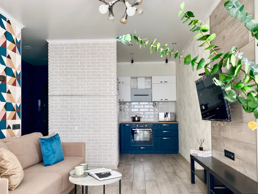 Евро 2-ка с панорамным балконом на р. Волга в элитном ЖК