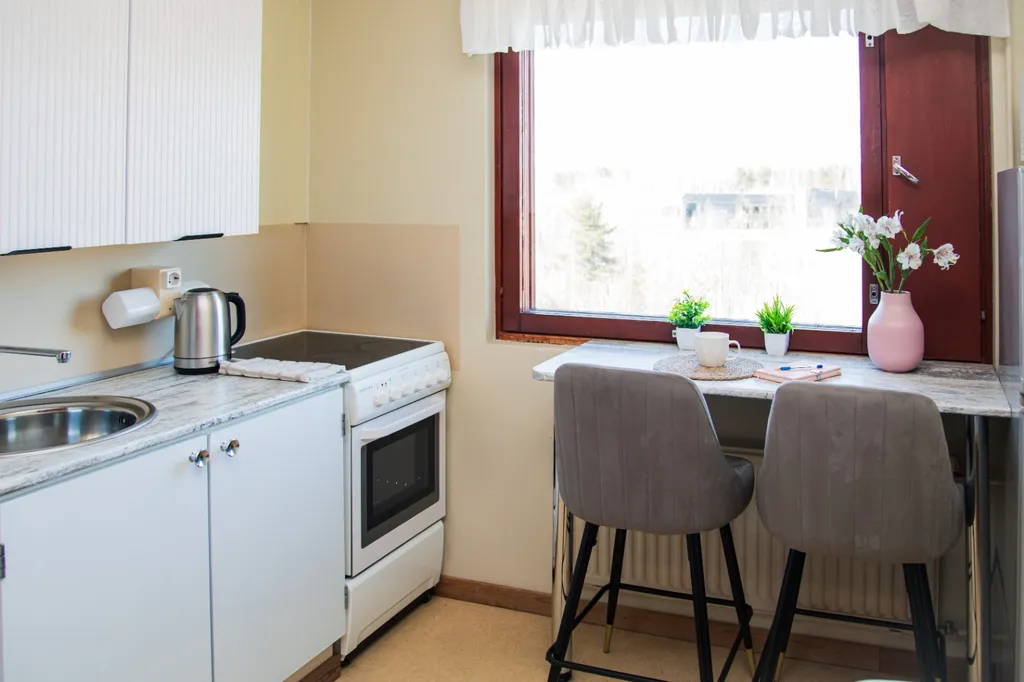 Просторные апартаменты с видом на лес и озеро