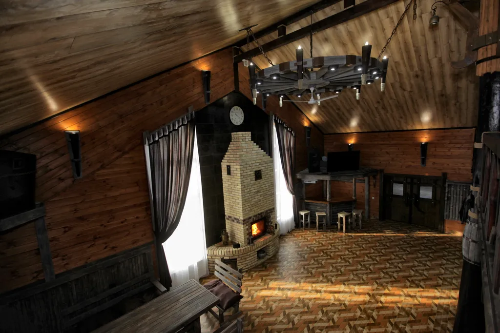 Дом с камином