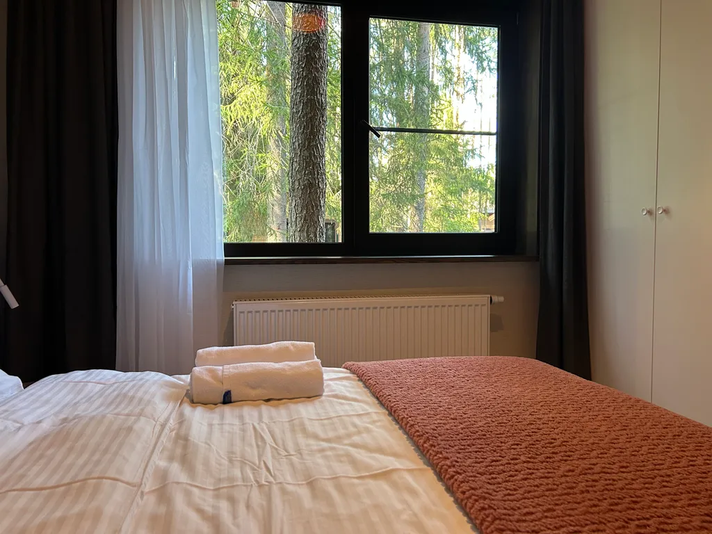 Лесной домик у курорта Охта Парк